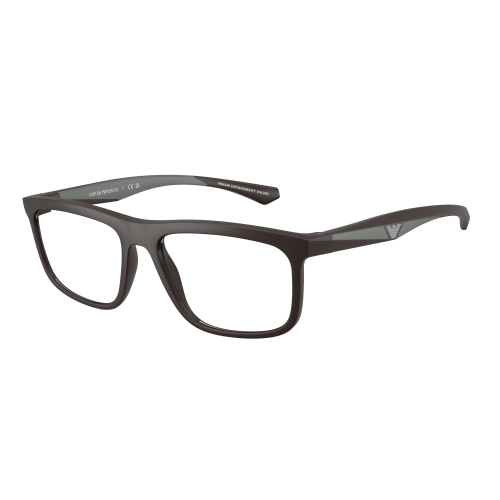 Brille  Emporio armani Ea3246  col. 6186 Uomo Squadrata Marrone