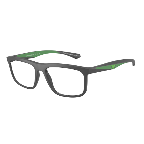 Brille  Emporio armani Ea3246  col. 6188 Uomo Squadrata Grigio