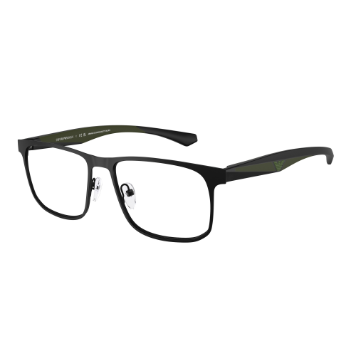 Brille  Emporio armani Ea1163  col. 3001 Uomo Squadrata Nero