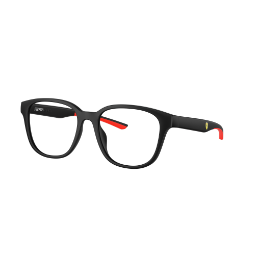 Brille  Scuderia ferrari Fz8015u  col. 504 Unisex Rotonda Nero