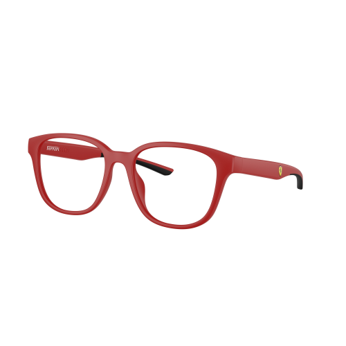 Brille  Scuderia ferrari Fz8015u  col. 520 Unisex Rotonda Rosso