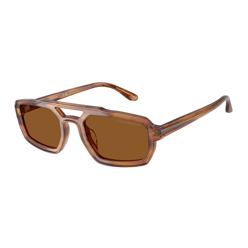 Sonnenbrillen  Emporio armani Ea4240u  col. 620373 Uomo Geometrica Marrone