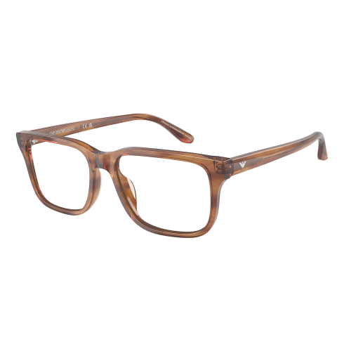 Brille  Emporio armani Ea3250u  col. 6203 Uomo Squadrata Marrone