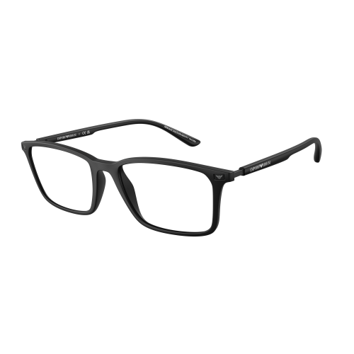 Brille  Emporio armani Ea3237  col. 5001 Uomo Squadrata Nero