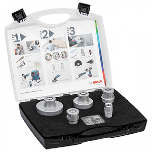 BOSCH Best for Ceramic Diamantbohrer-Set, 5-teilig