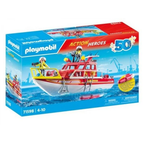 Playmobil® ACT!ON HEROES Feuerlöschboot 71598