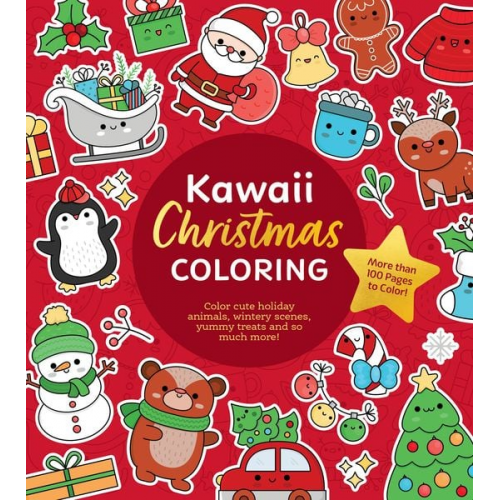 Editors of Chartwell Books - Kawaii Christmas Coloring