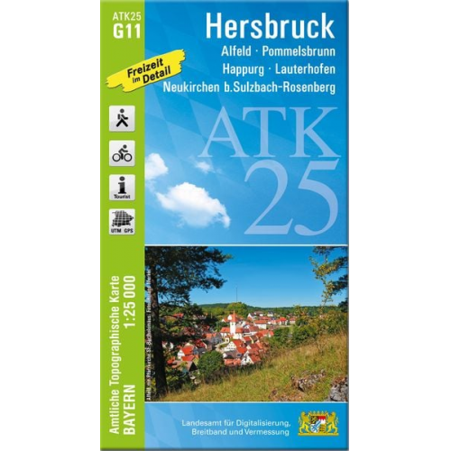 ATK25-G11 Hersbruck (Amtliche Topographische Karte 1:25000)