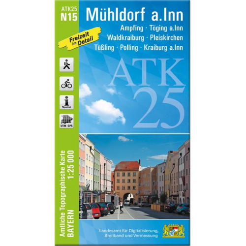 ATK25-N15 Mühldorf a.Inn (Amtliche Topographische Karte 1:25000)