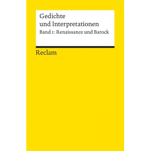 Volker Meid - Gedichte und Interpretationen / Renaissance und Barock