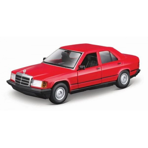 Bburago 1:25 Mercedes 190E '87, rot