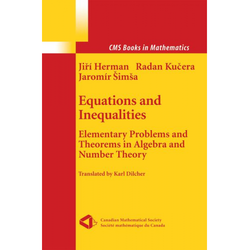 Jiri Herman Radan Kucera Jaromir Simsa - Equations and Inequalities