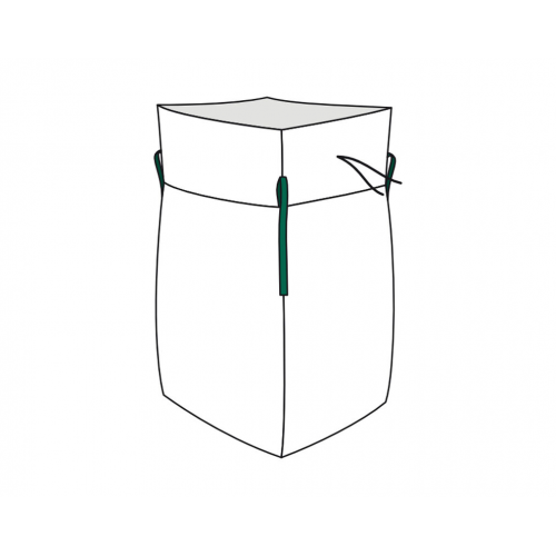 Big Bag  90x90x110cm Standard beschichtet SWL 1.000kg mit Schürze