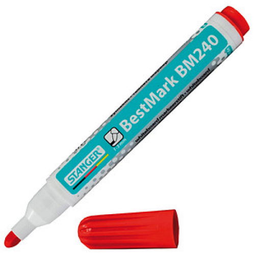 STANGER BestMark M240 Whiteboard-Marker rot 1,0 - 3,0 mm, 1 St.