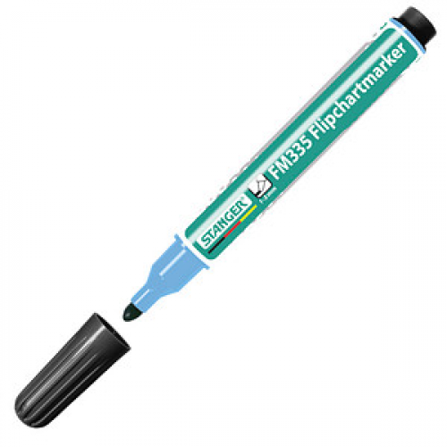 STANGER FM335 Flipchart-Marker schwarz 1,0 - 3,0 mm, 1 St.