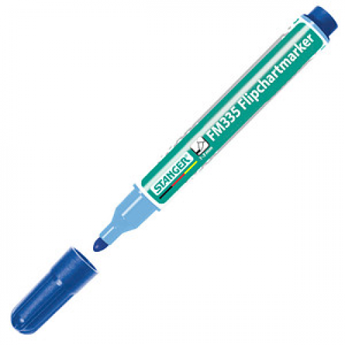 STANGER FM335 Flipchart-Marker blau 1,0 - 3,0 mm, 1 St.