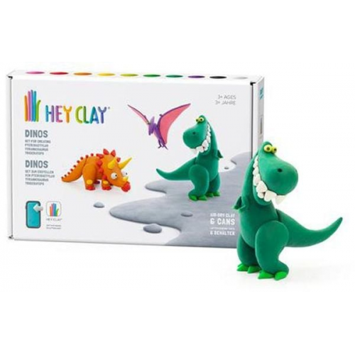 HEY CLAY Dinos 6 Dosen Set