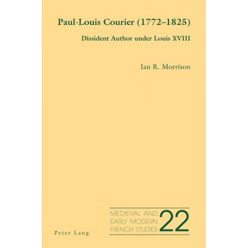 Ian R. Morrison - Paul-Louis Courier (1772-1825)