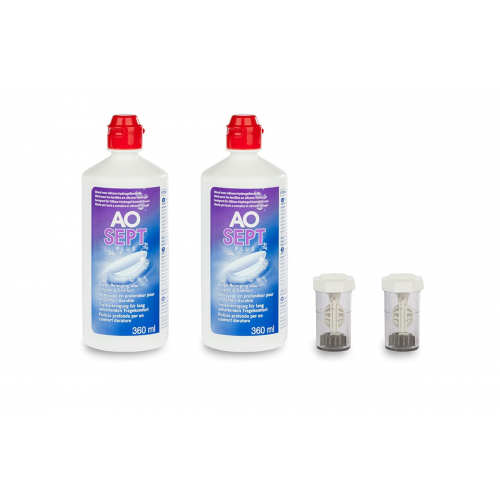 AOSept Plus (2x360 ml + 1 Behälter) Peroxidlösung, Pflegemittel