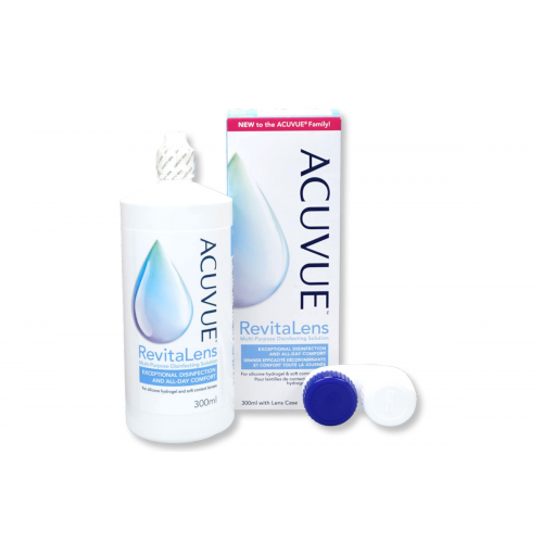 Acuvue RevitaLens (300 ml + 1 Behälter) Kombilösung, Pflegemittel