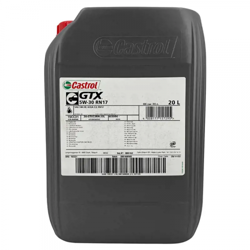 Castrol GTX 5W-30 RN17 20 Liter