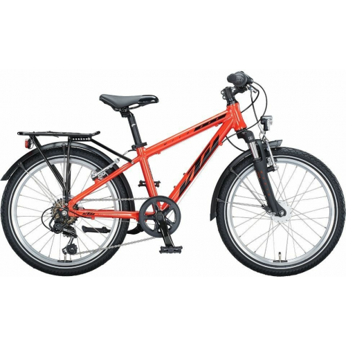 KTM WILD ONE 20 ATB, 6 Gang Kettenschaltung, Jugendfahrrad, Diamant, Modell 2021, 20 Zoll 29 cm metallic fire orange (black)