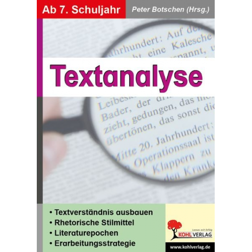 Textanalyse ab 7. Schuljahr