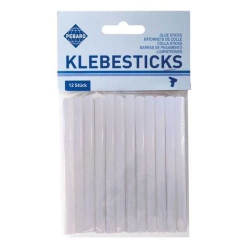 PEBARO 269ok/12 - 12 Klebesticks transparent, 7 mm Durchmesser, für Heissklebepistole