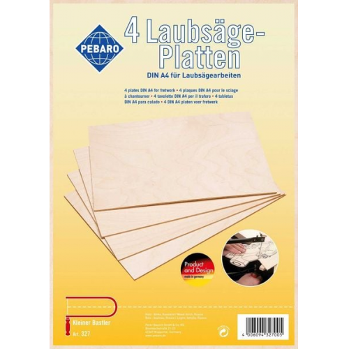 Pebaro - Laubsäge-Sperrholzplatten