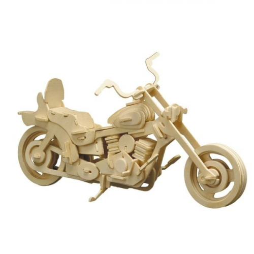 PEBARO 868/2 - Holzbausatz Motorrad, Holzkonstruktion mit 96 Teilen