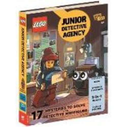 Buster Books LEGO® - LEGO® Books: Junior Detective Agency (with detective minifigure, dog mini-build, 2-sided poster, play scene, evidence envelopes and LEGO elements)