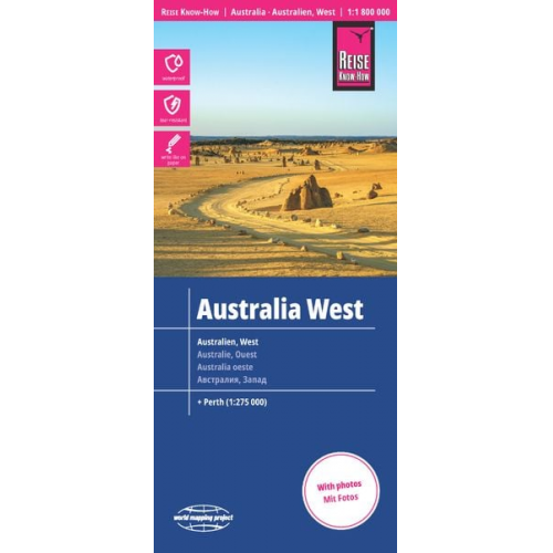 Reise Know-How Australien, West / Australia, West (1:1.800.000)