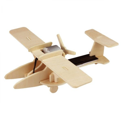 PEBARO 830/4 - Solar Holzbausatz Sport-Flugzeug, 14-teilig, Holzkonstruktion mit solarangetriebenem Propeller