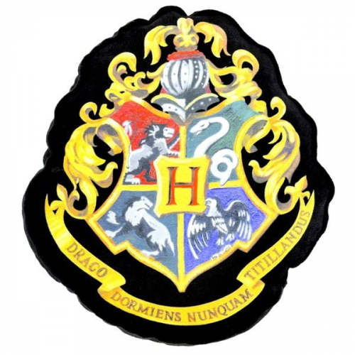 Cushion plush - Hogwarts logo