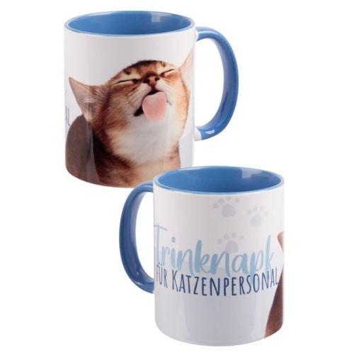 Mug - Katze- Trinknapf-inner blue