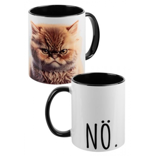 Mug - Katze - nö -inner black