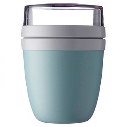 MEPAL Speisebehälter Lunchpot Ellipse nordic blue 0,5 + 0,2 l