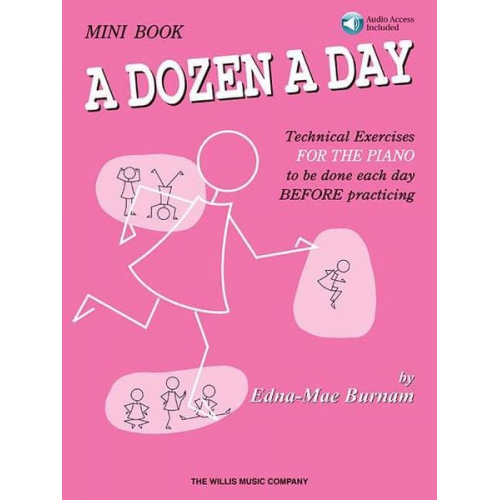 Edna Mae Burnam - A Dozen a Day Mini Book - Book/Online Audio