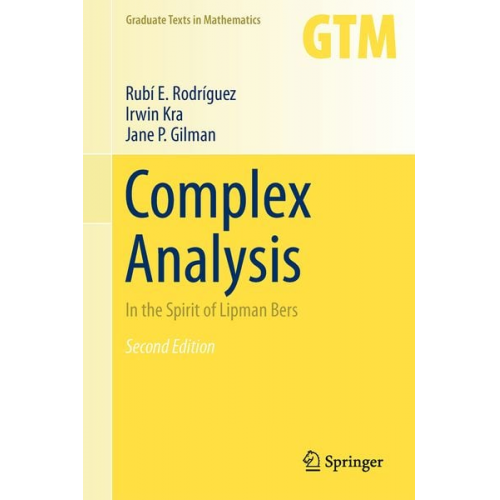 Rubí E. Rodríguez Irwin Kra Jane P. Gilman - Complex Analysis