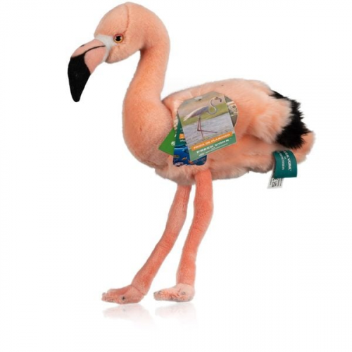 Bresser 9820504 - Freek Vonk, Flamingo Frida, Plüschtier, 35 cm