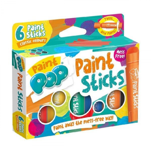 Paint Pop: Paint Sticks 6-Pack (klassische Farben)