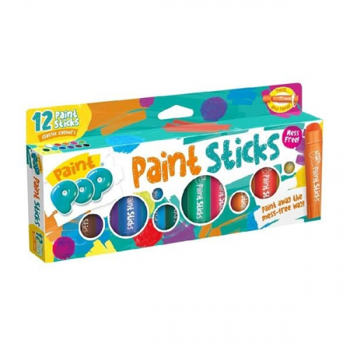 Paint Pop: Paint Sticks 12-Pack (klassische Farben)