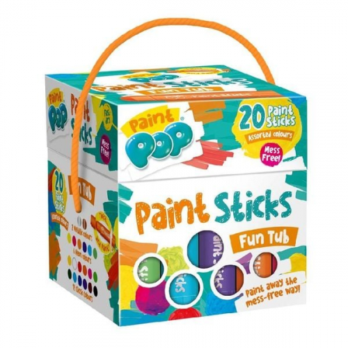 Paint Pop: Paint Sticks 20-Pack Fun Tub (klassische Farben)