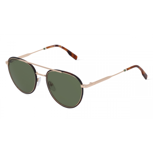 Lacoste L258S Unisex-Sonnenbrille Vollrand Pilot Metall-Gestell, gold