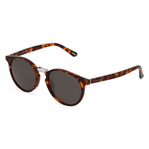 Gant GA7110 Damen-Sonnenbrille Vollrand Panto Kunststoff-Gestell, braun