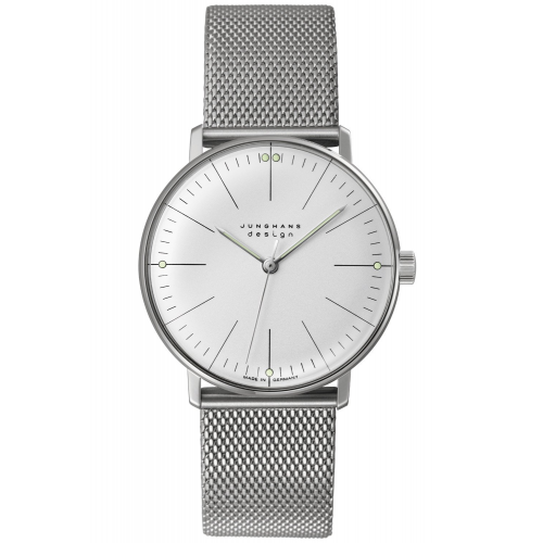 Junghans 27/3004.46 max bill Unisex-Armbanduhr Handaufzug mit Saphirglas