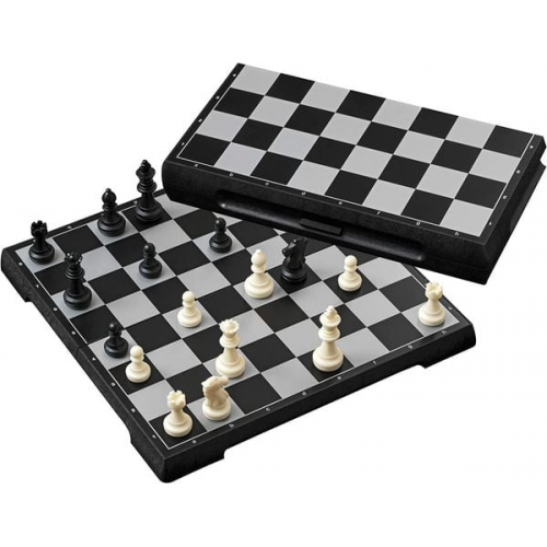 Philos 2737 - Schachset, Schach-Kassette, Kunststoff, klappbar, Feld 28mm