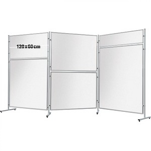 FRANKEN Trennwand ECO, doppelseitig EL-UTS60, weiß 120,0 x 60,0 cm