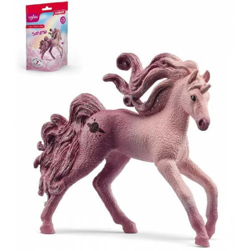 Schleich 70800 - Bayala, Einhorn Saturnia, Sammeleinhorn, Spielfigur, 9x8x2cm