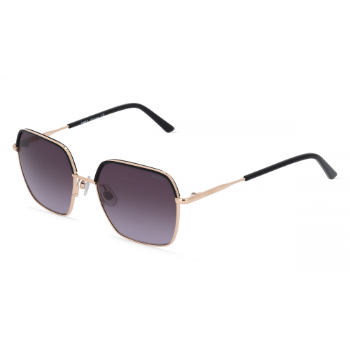 Mexx Eyes 6522 Damen-Sonnenbrille Vollrand Achteckig Metall-Gestell, gold